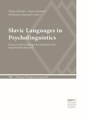 cover image of Slavic Languages in Psycholinguistics